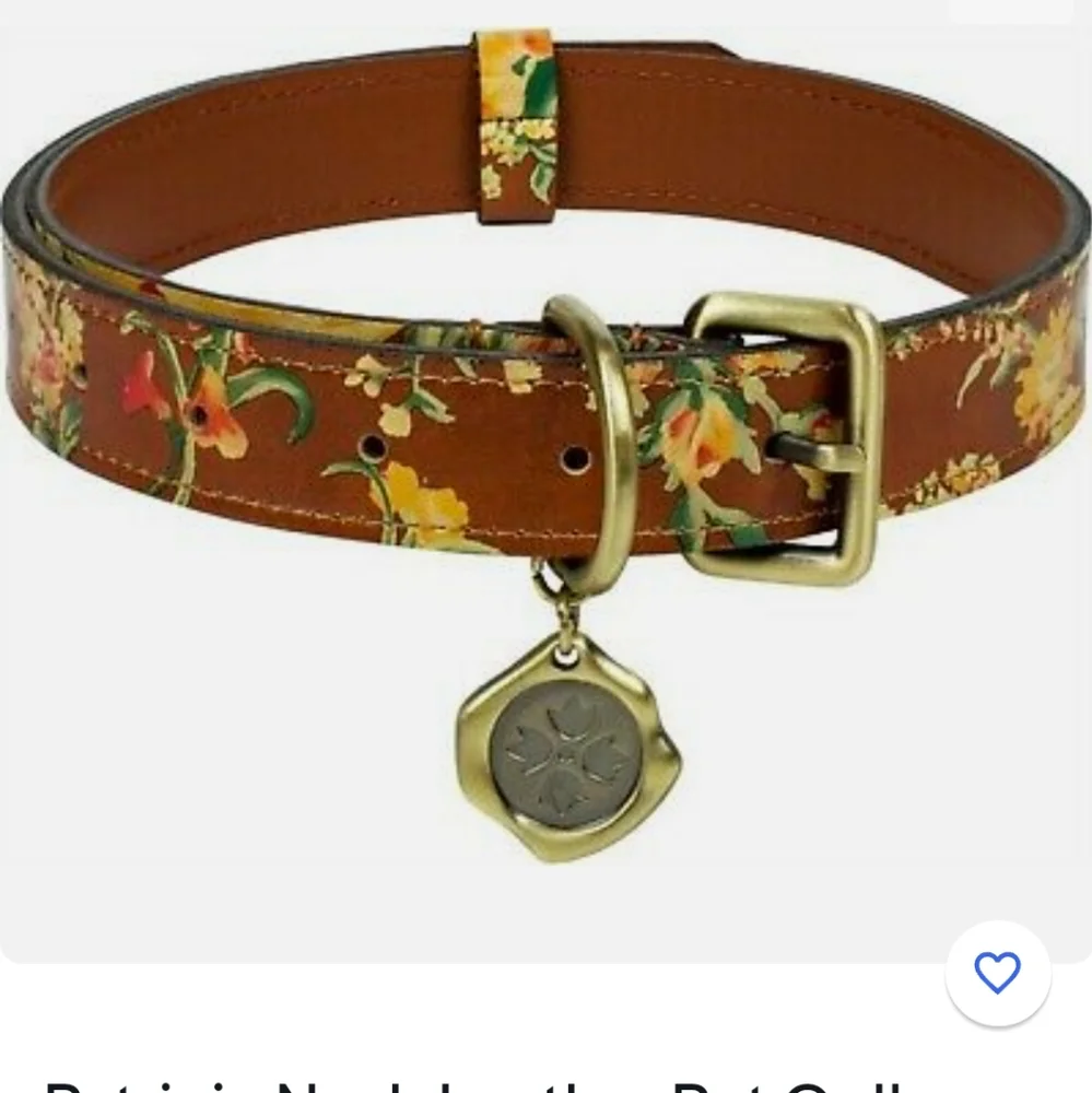 Patricia Nash Vintage Botanical Garden Pet collar